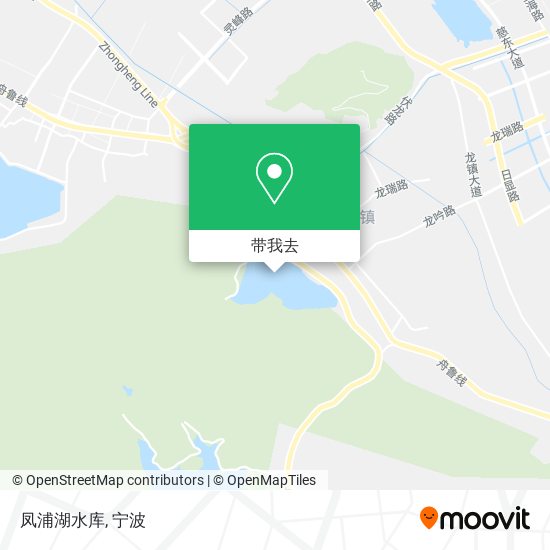 凤浦湖水库地图