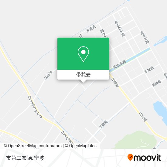 市第二农场地图