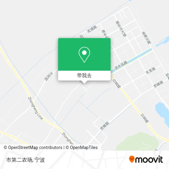 市第二农场地图