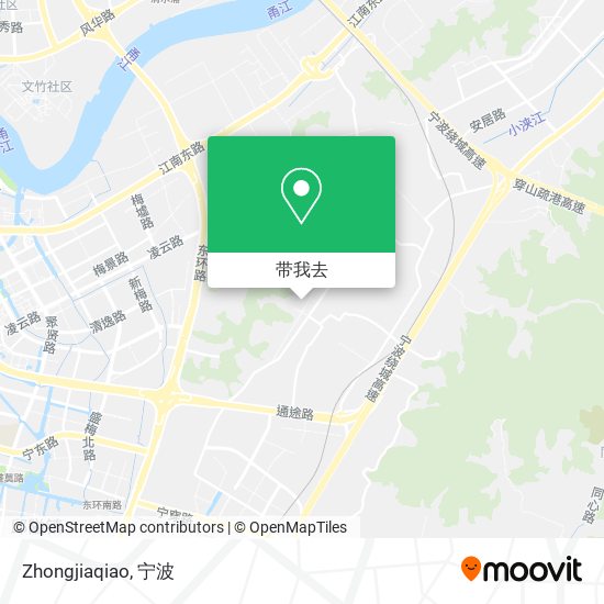 Zhongjiaqiao地图