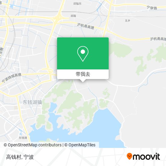 高钱村地图