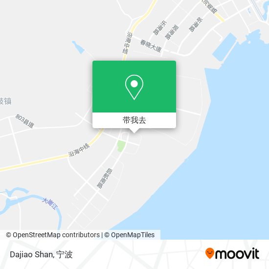 Dajiao Shan地图