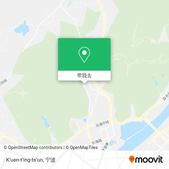 K’uen-t’ing-ts’un地图