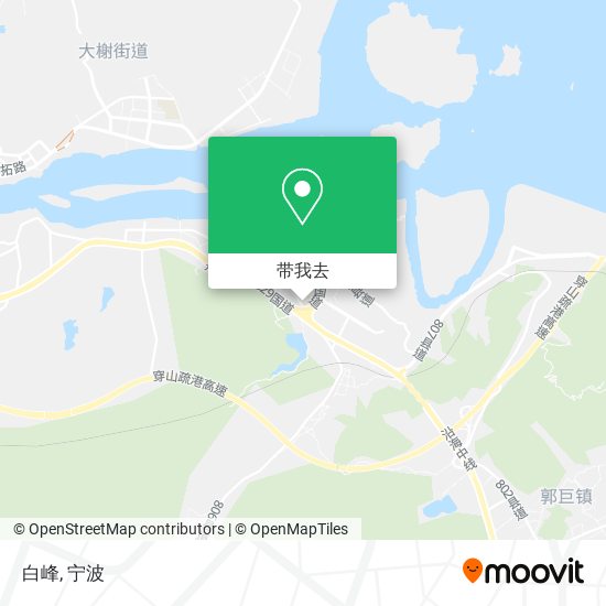 白峰地图