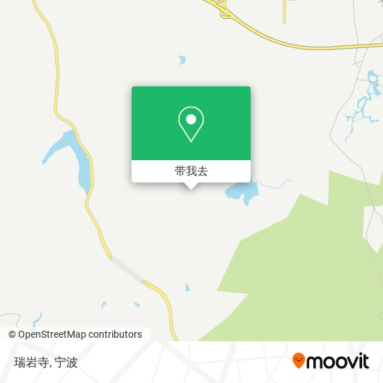 瑞岩寺地图