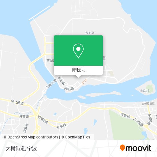 大榭街道地图