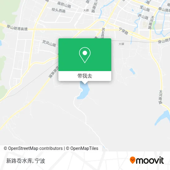 新路岙水库地图