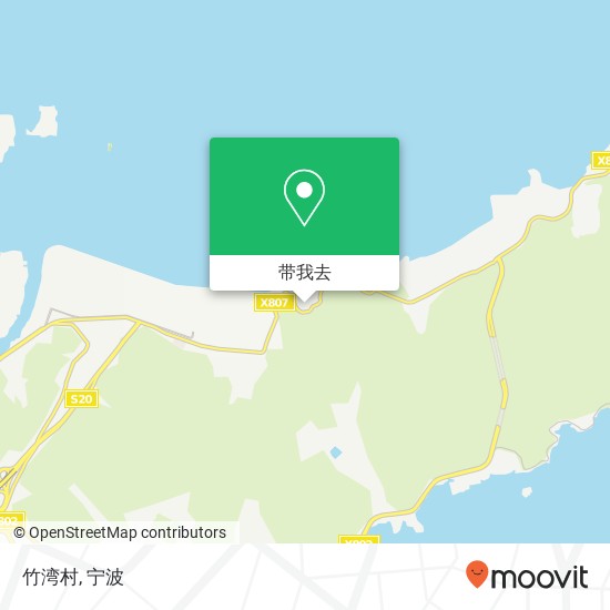 竹湾村地图