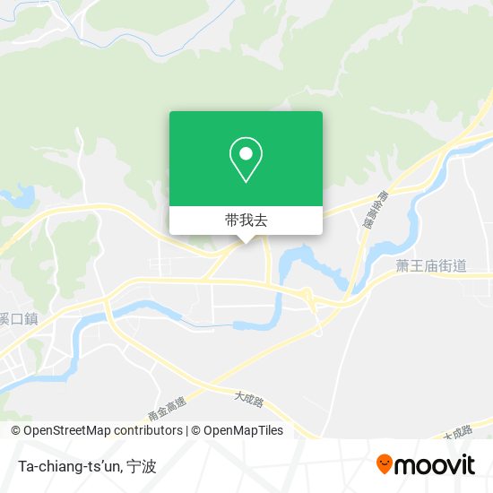 Ta-chiang-ts’un地图