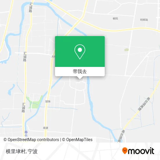 横里埭村地图