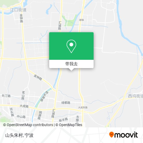山头朱村地图