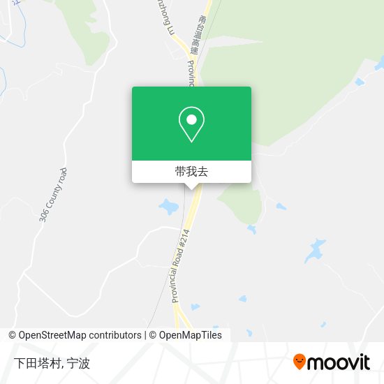 下田塔村地图