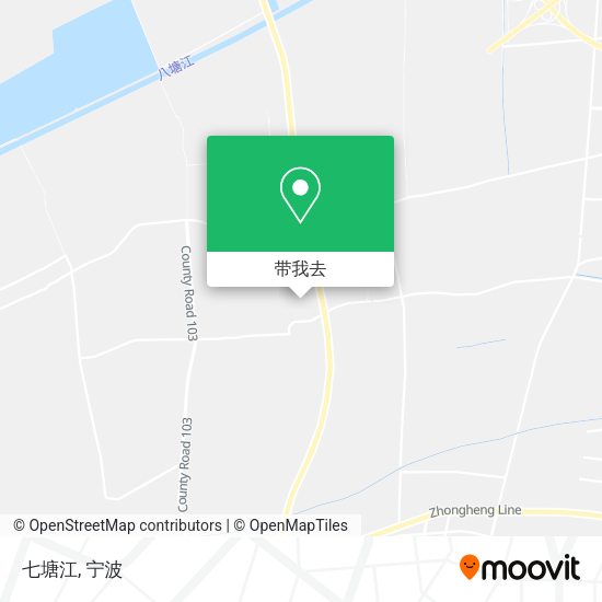 七塘江地图