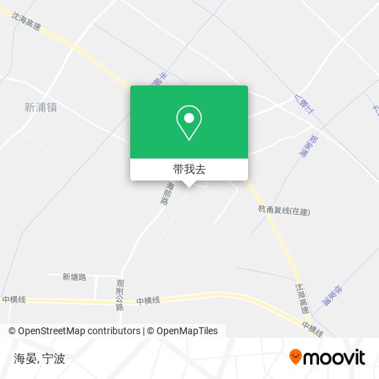 海晏地图