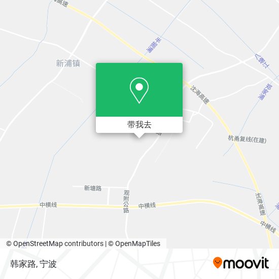 韩家路地图