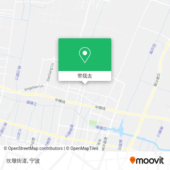 坎墩街道地图
