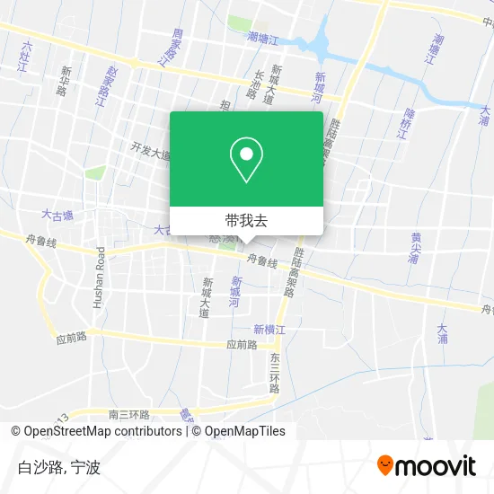 白沙路地图
