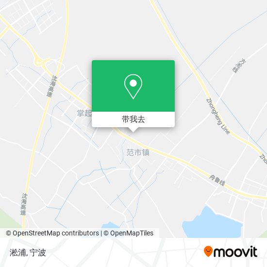 淞浦地图