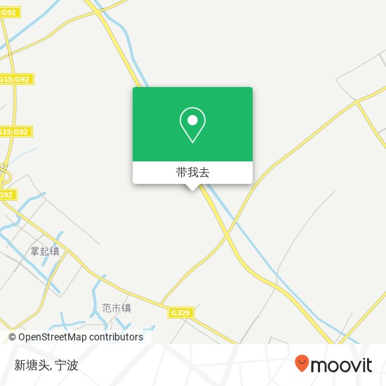 新塘头地图