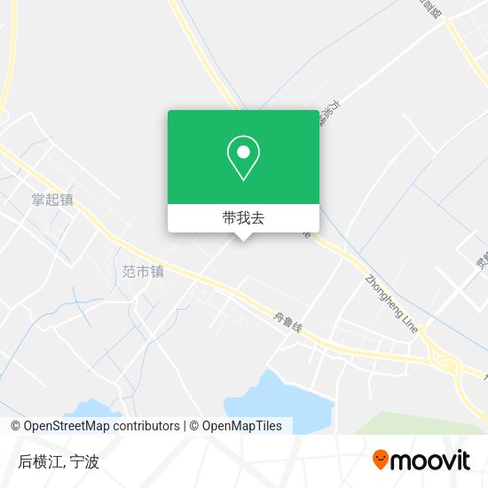 后横江地图
