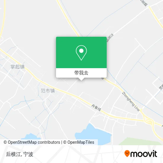 后横江地图