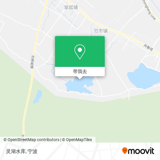 灵湖水库地图