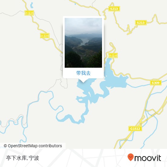 亭下水库地图