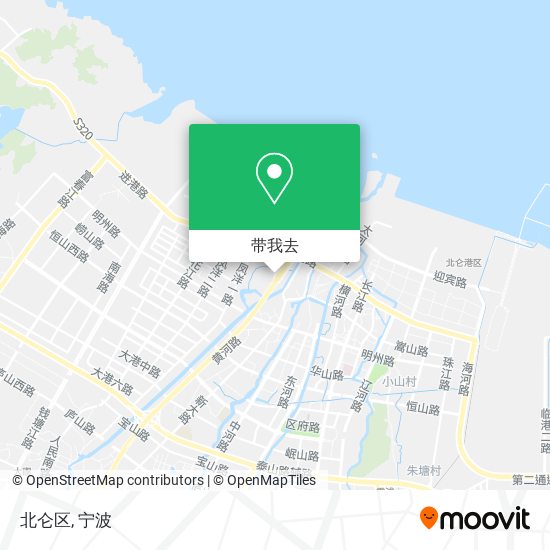 北仑区地图