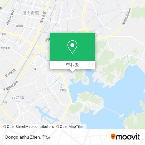 Dongqianhu Zhen地图