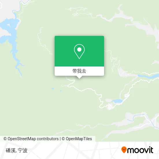 磻溪地图