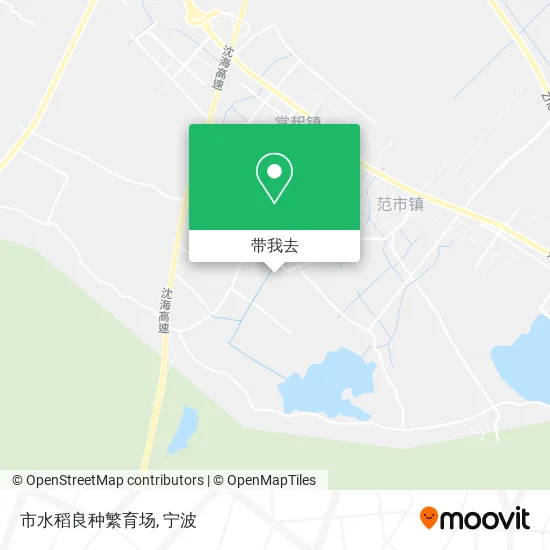 市水稻良种繁育场地图