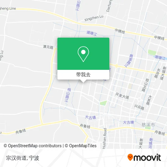 宗汉街道地图