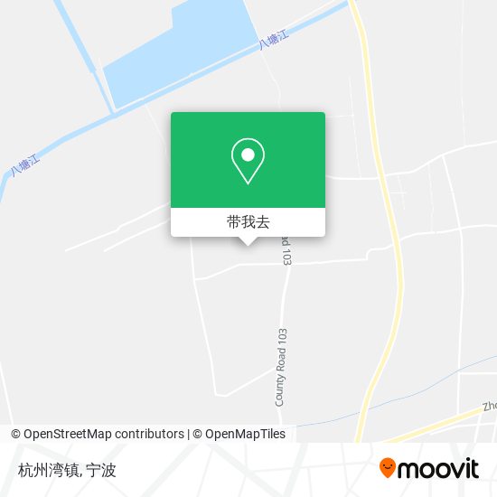 杭州湾镇地图