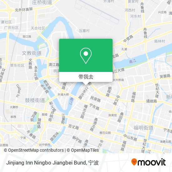Jinjiang Inn Ningbo Jiangbei Bund地图