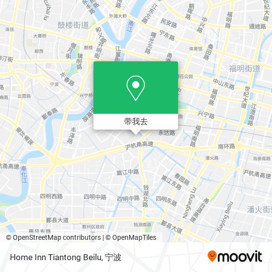 Home Inn Tiantong Beilu地图