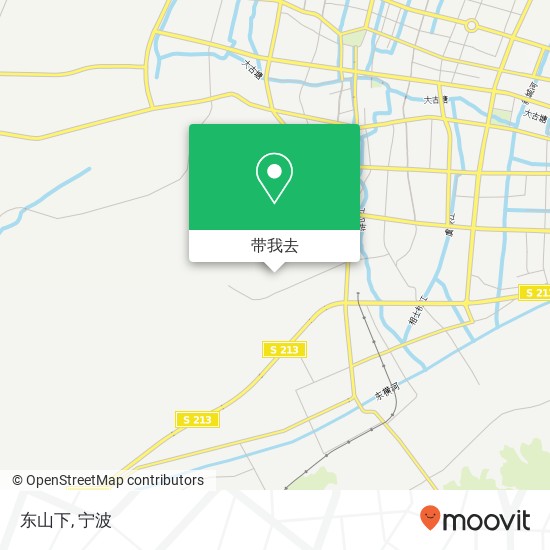 东山下地图