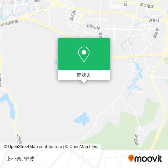 上小余地图