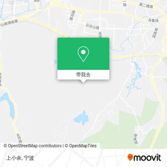 上小余地图