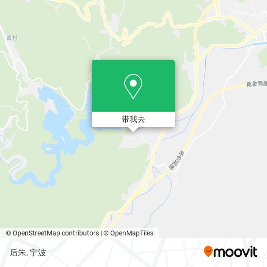 后朱地图