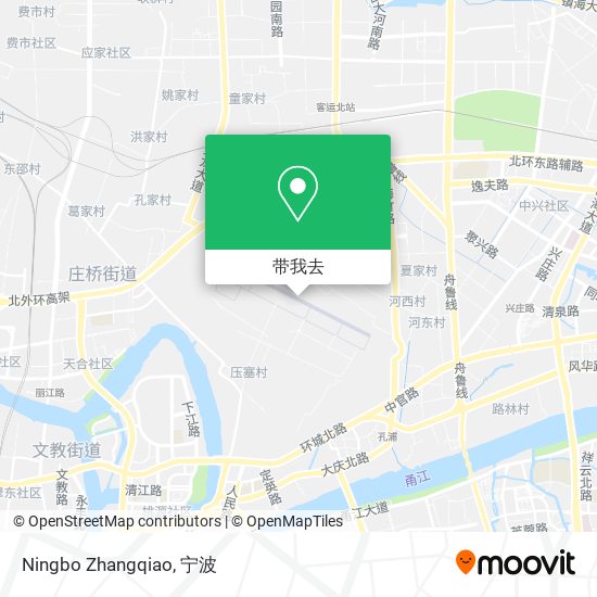 Ningbo Zhangqiao地图
