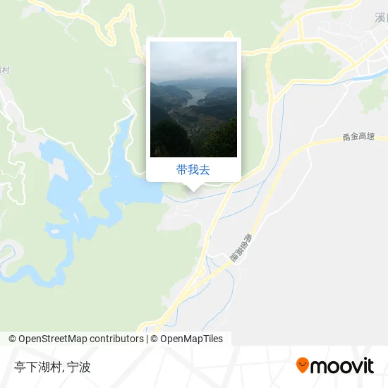亭下湖村地图