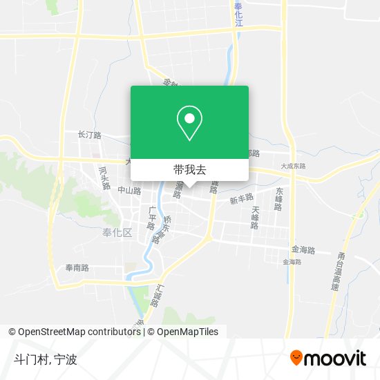 斗门村地图