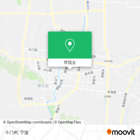 斗门村地图