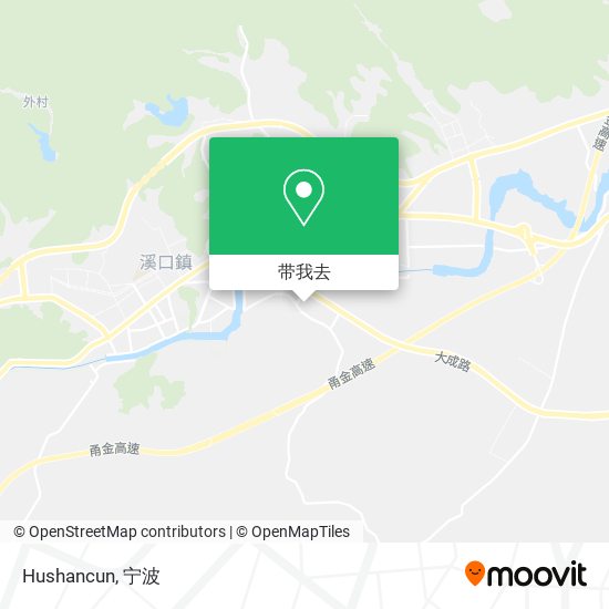 Hushancun地图