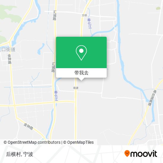 后横村地图