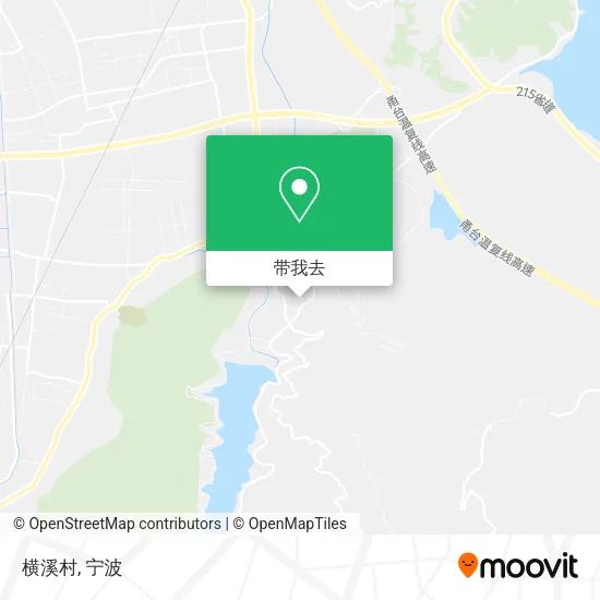 横溪村地图
