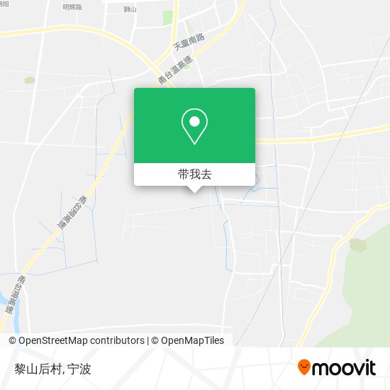 黎山后村地图