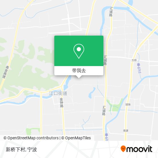 新桥下村地图