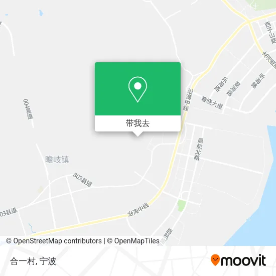 合一村地图