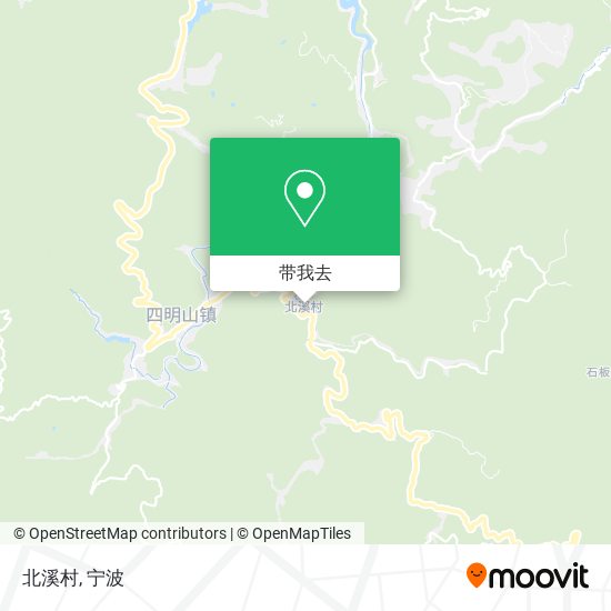 北溪村地图